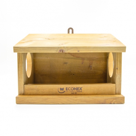 ECONEX MANGEOIRE À OISEAUX EN BOIS