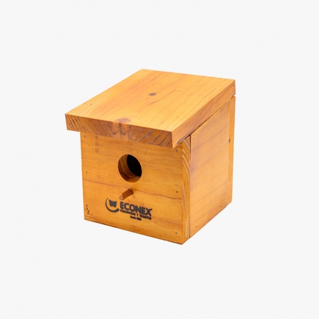 ECONEX NICHOIR POUR OISEAUX EN BOIS MASSIF 